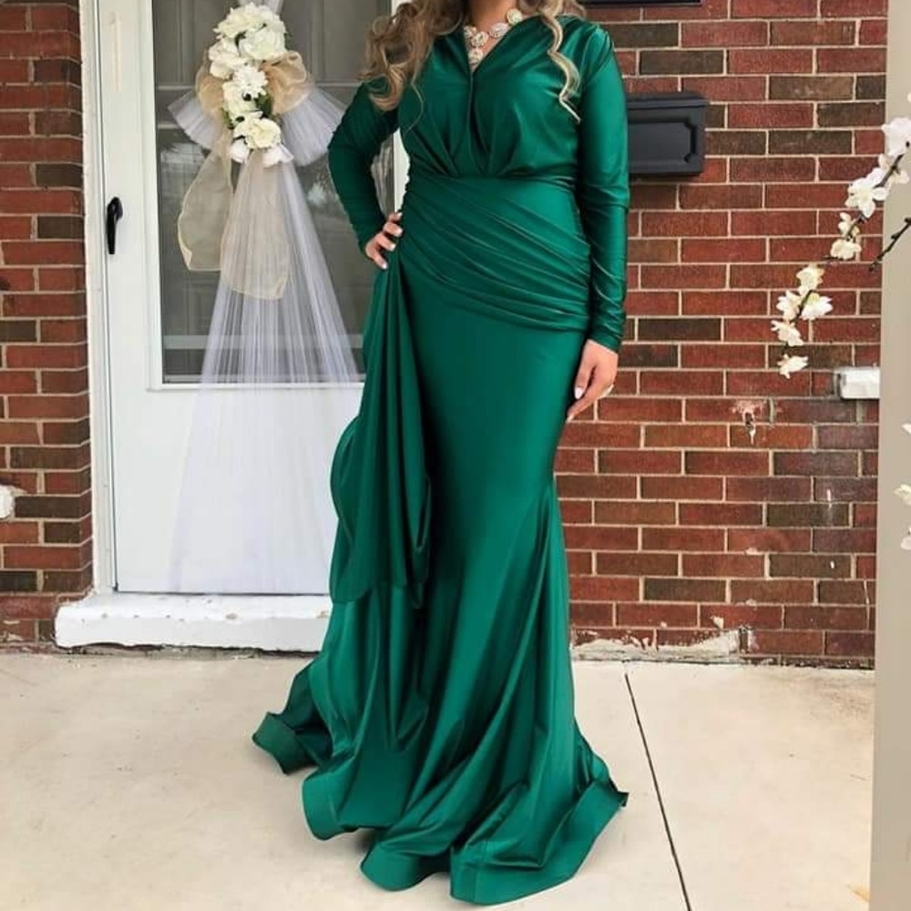 Forest Green Elegant Dress